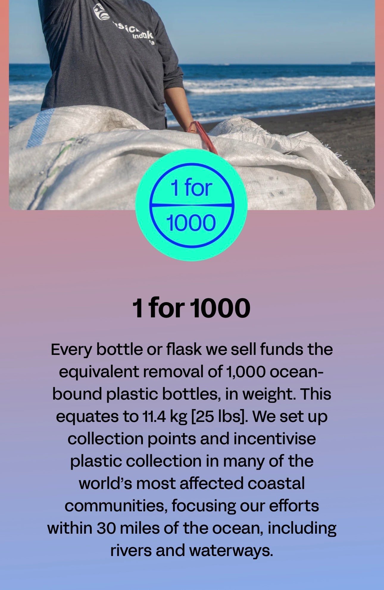 Ocean Bottle collab Gather&Flo